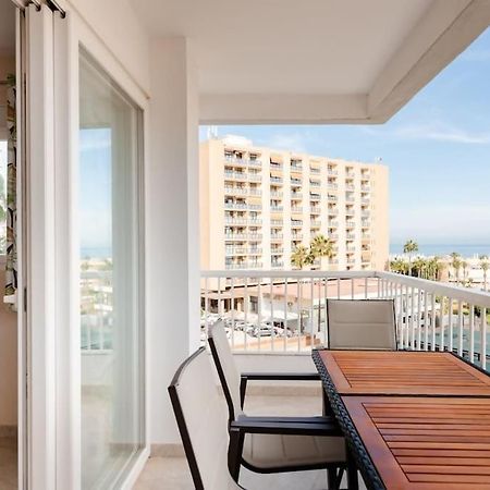 דירות Amplio Con Vistas Al Mar Y Piscina En בנאלמדנה מראה חיצוני תמונה