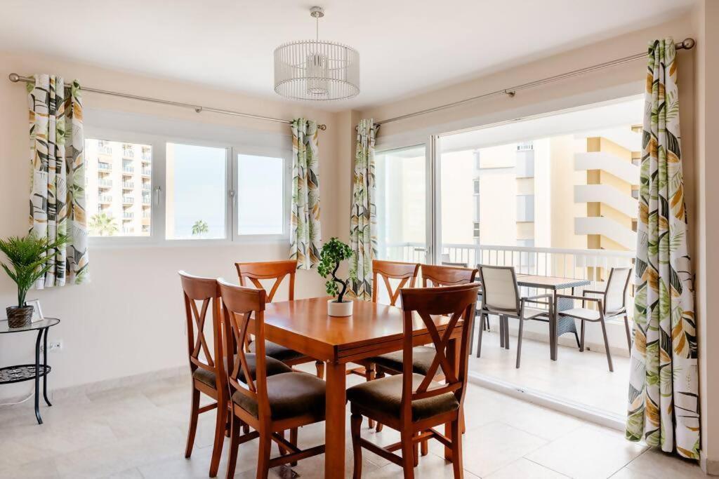 דירות Amplio Con Vistas Al Mar Y Piscina En בנאלמדנה מראה חיצוני תמונה