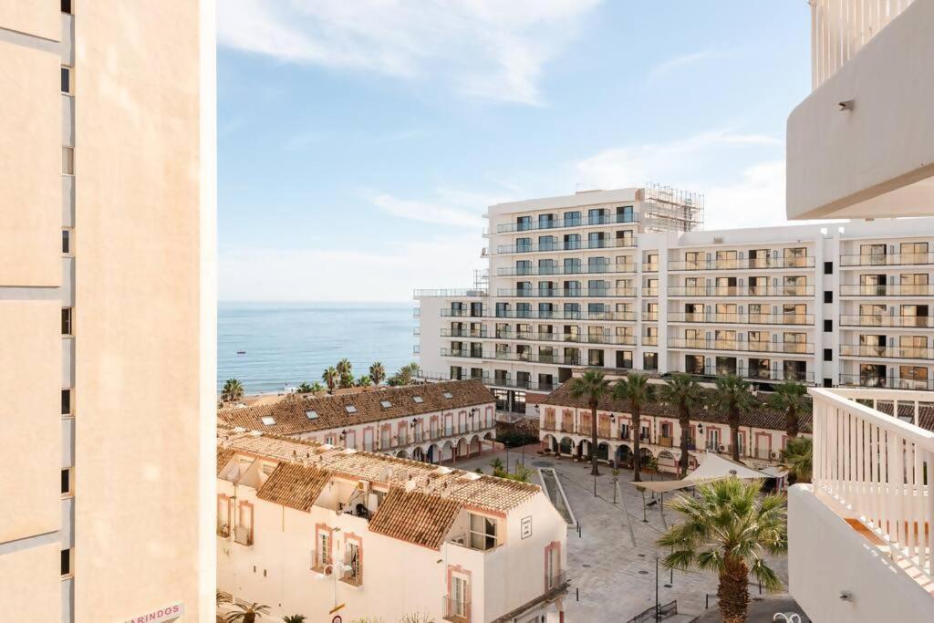 דירות Amplio Con Vistas Al Mar Y Piscina En בנאלמדנה מראה חיצוני תמונה